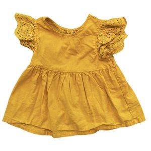 3T cat & jack yellow shirt